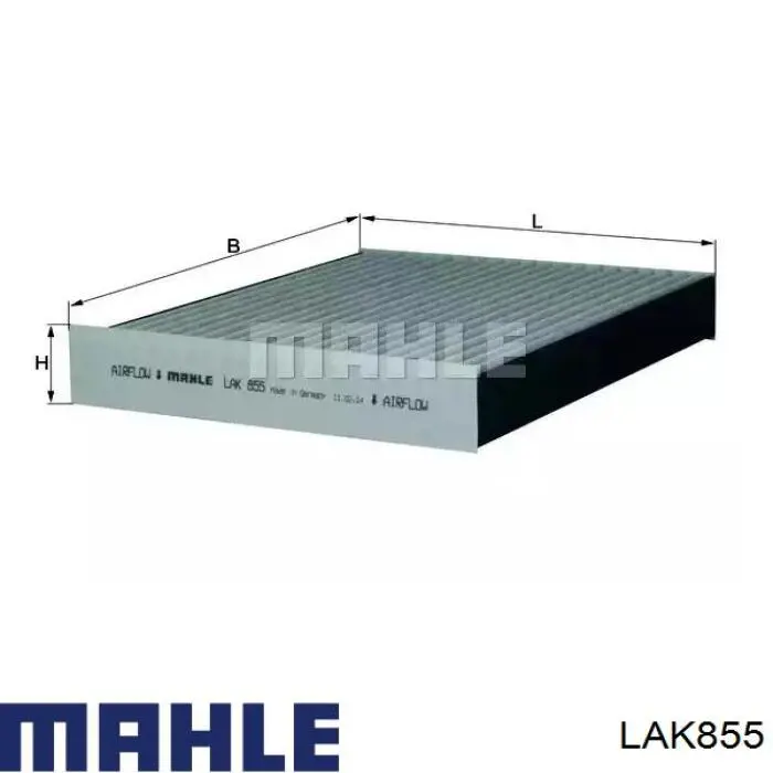 Фильтр салона MAHLE LAK855