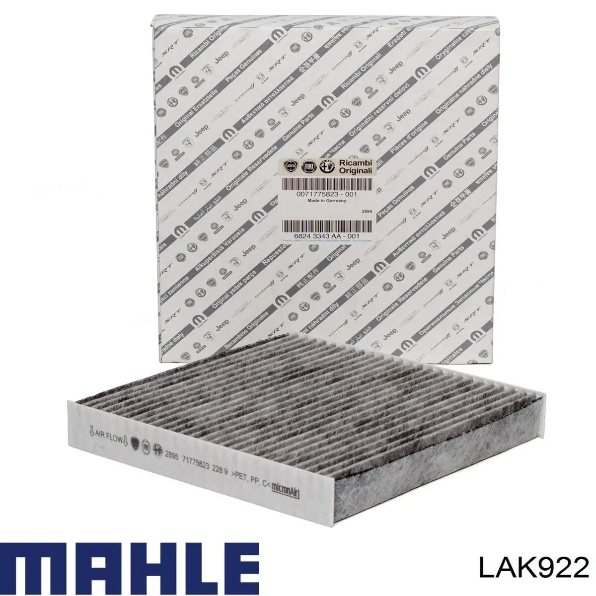 Купить LAK922 Mahle Original Фильтр салона угольный