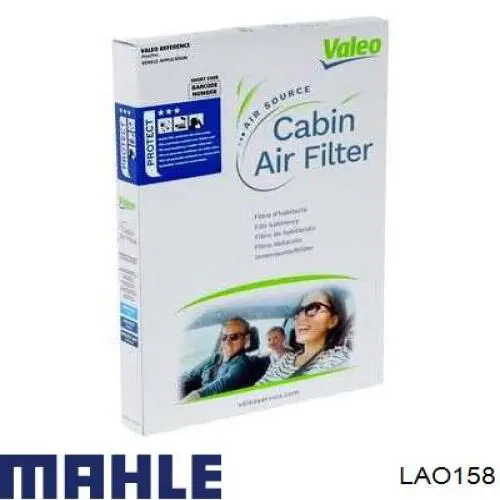 Купить LAO158 Mahle Original Фильтр салона угольный