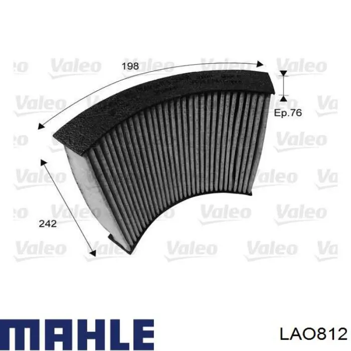 Фильтр салона LAO812 Mahle Original