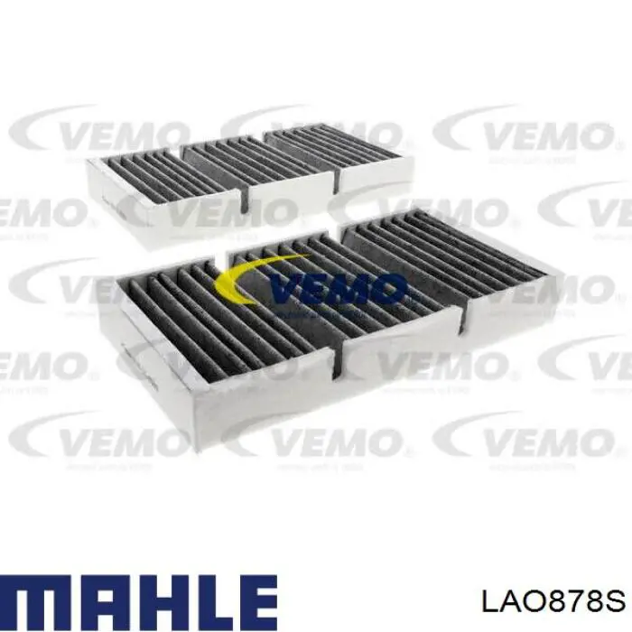 Купить LAO878S Mahle Original Фильтр салона угольный