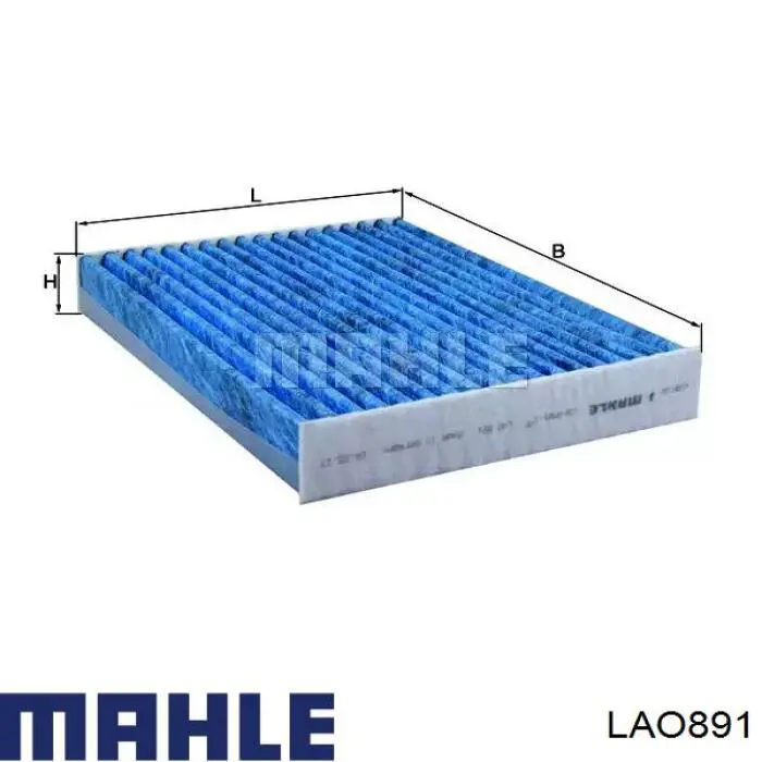 Фильтр салона LAO891 Mahle Original