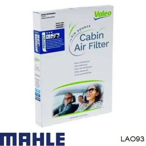 Купить LAO93 Mahle Original Фильтр салона угольный