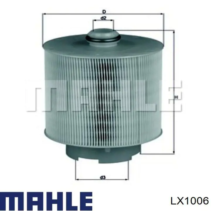 Воздушный фильтр LX1006 Mahle Original