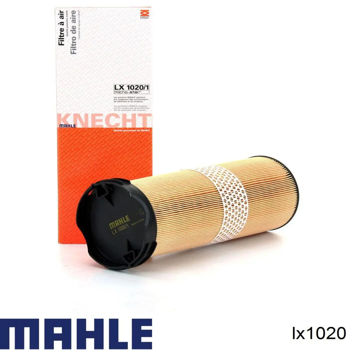 Воздушный фильтр двигателя lx1020 MAHLE