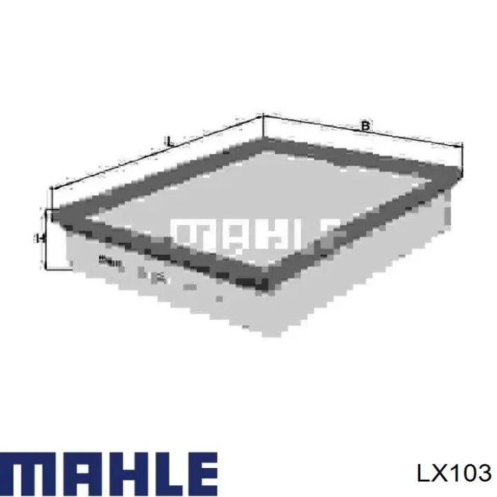 Элемент воздушного фильтра Mahle Original LX103 цена, от 8.49 USD