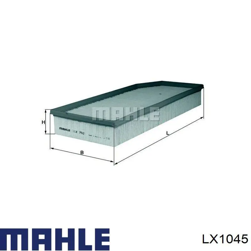 Воздушный фильтр LX1045 Mahle Original