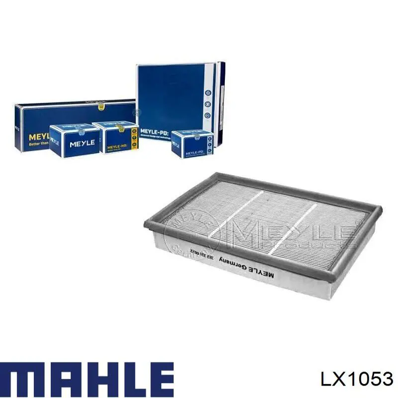 Фильтр воздушный LX1053 MAHLE