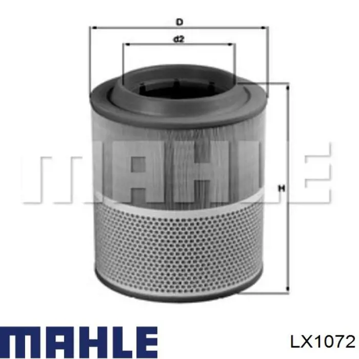 Фильтр воздушный LX1072 MAHLE