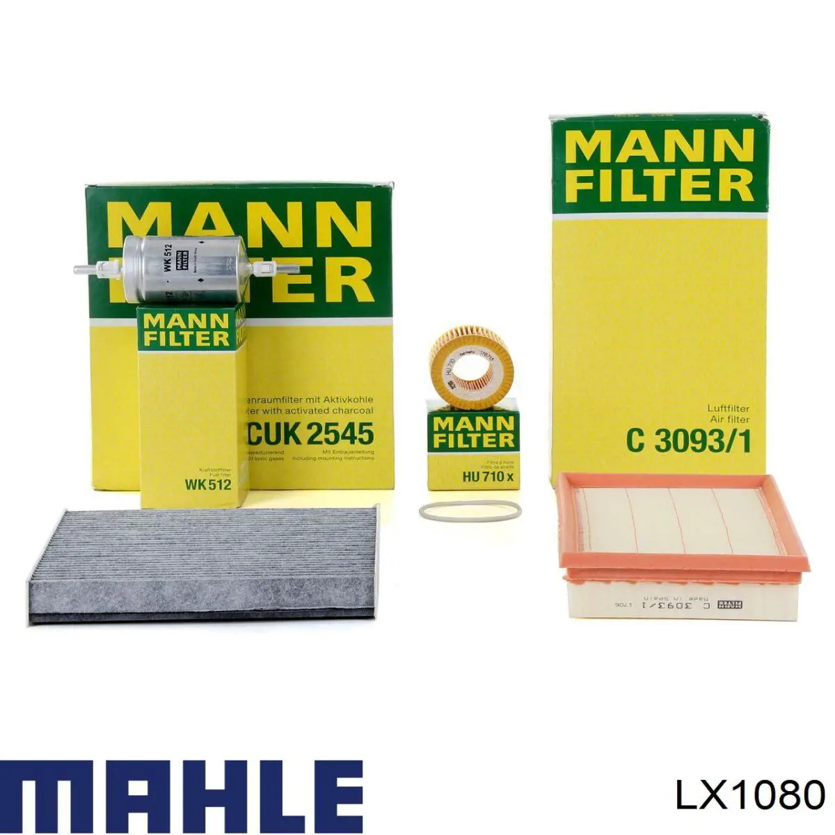 Воздушный фильтр LX1080 Mahle Original
