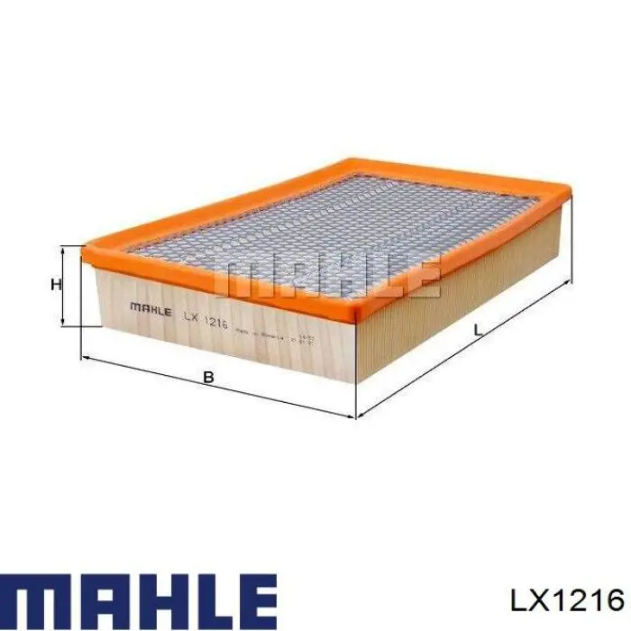 LX1216 Mahle Original воздушный фильтр