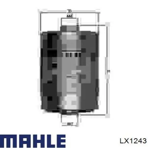 Купить LX1243 Mahle Original Автомобильный фильтр воздуха