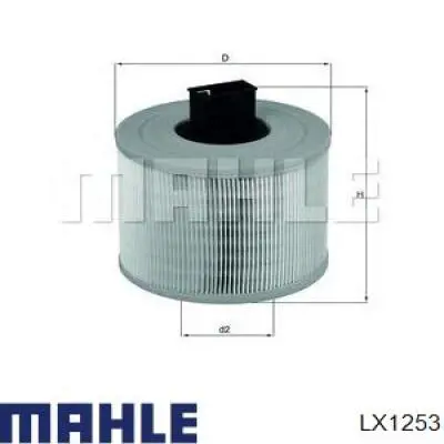 Фильтр воздушный Mahle Original LX1253