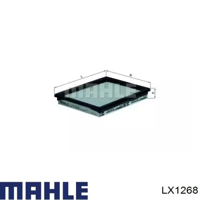 LX1268 Mahle Original воздушный фильтр