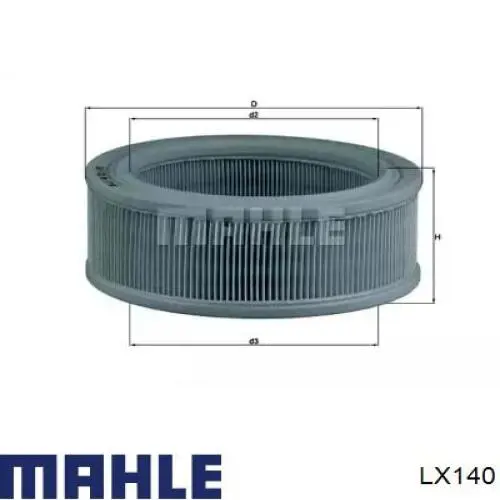 Воздушный фильтр LX140 Mahle Original