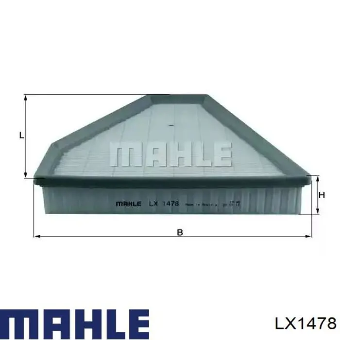 LX1478 Mahle Original топливный фильтр