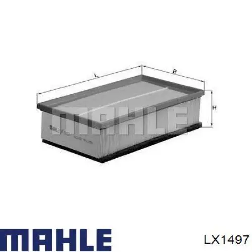 LX1497 Mahle Original воздушный фильтр