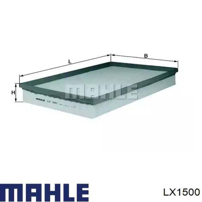 Воздушный фильтр LX1500 Mahle Original