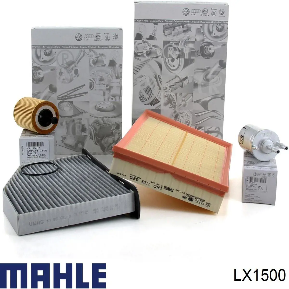 Купить LX1500 Mahle Original Автомобильный фильтр воздуха