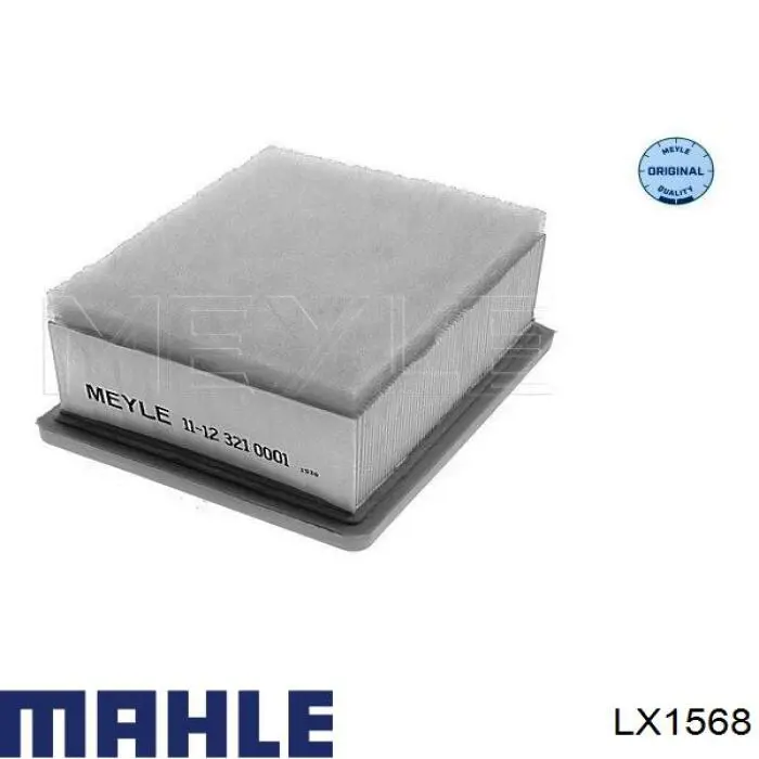 Воздушный фильтр LX1568 Mahle Original