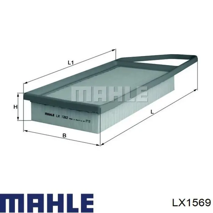 LX1569 Mahle Original воздушный фильтр