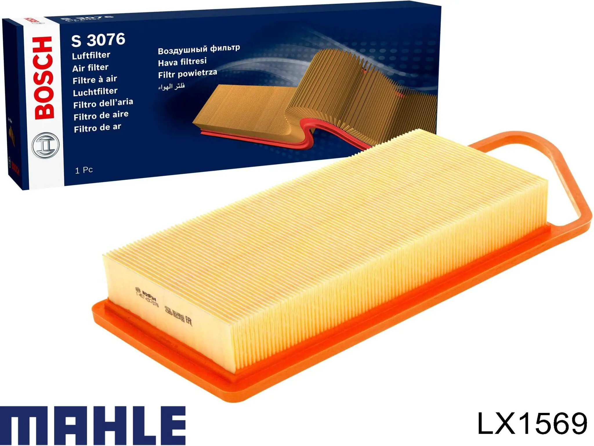 LX1569 Mahle Original Воздушный фильтр двигателя
