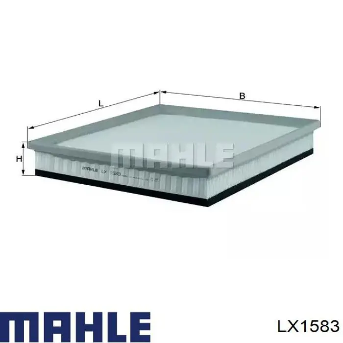 LX1583 Mahle Original воздушный фильтр