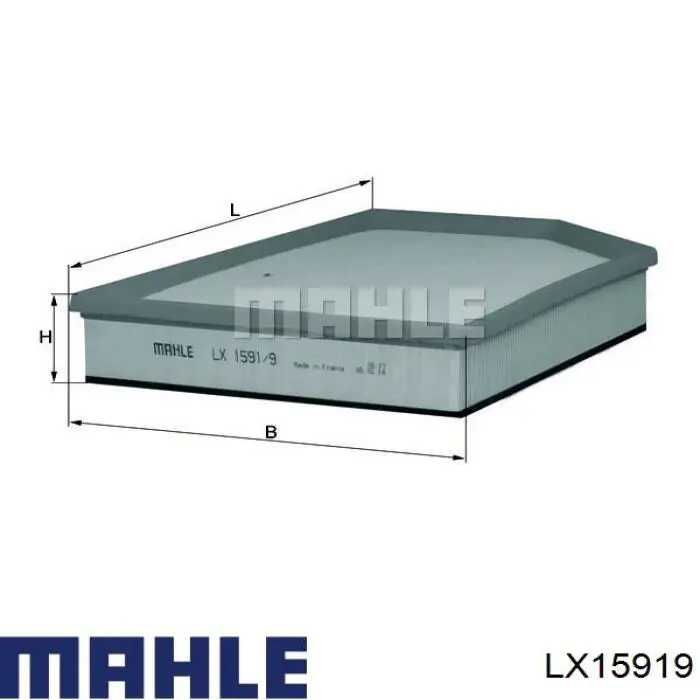 Воздушный фильтр LX15919 Mahle Original