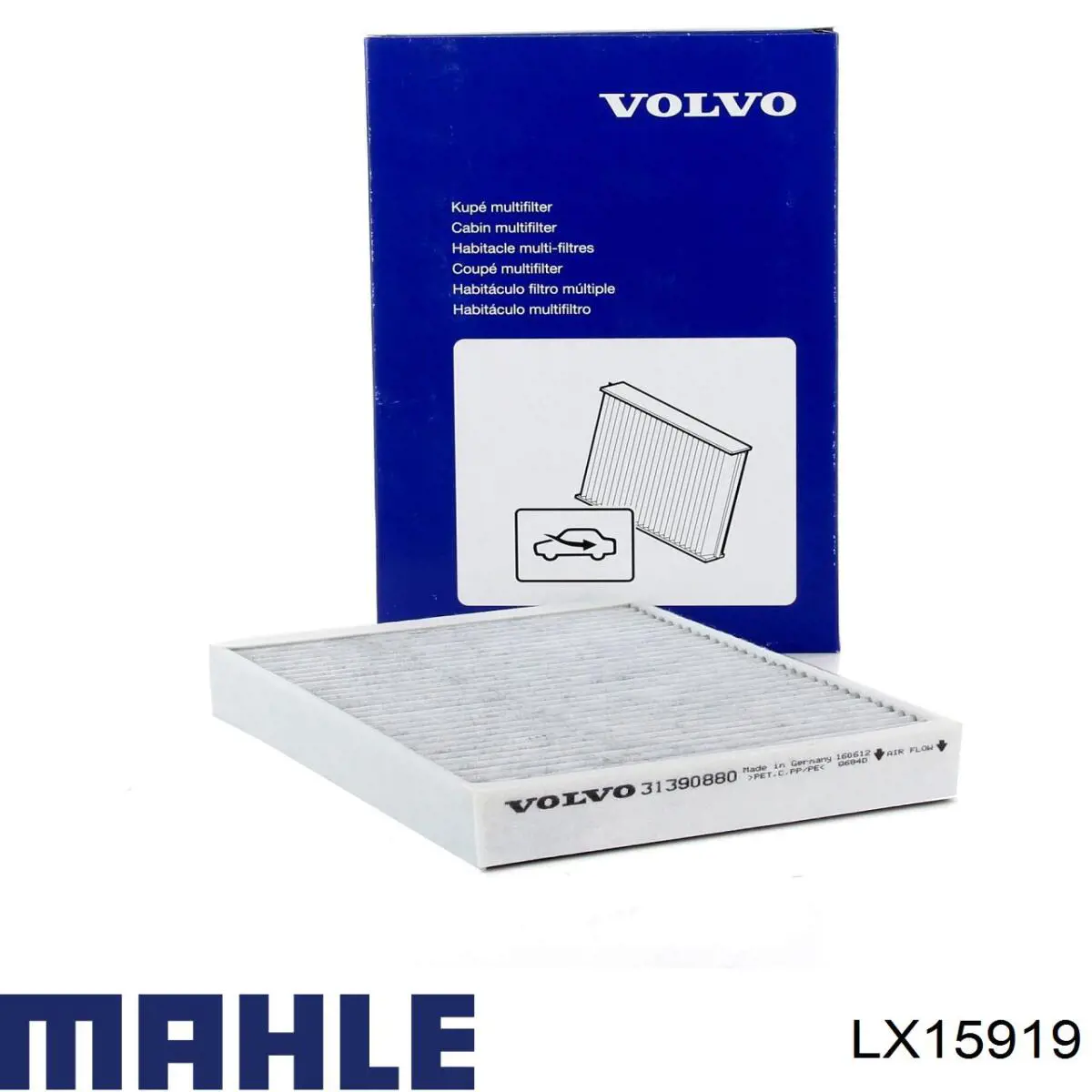 Купить LX15919 Mahle Original Автомобильный фильтр воздуха