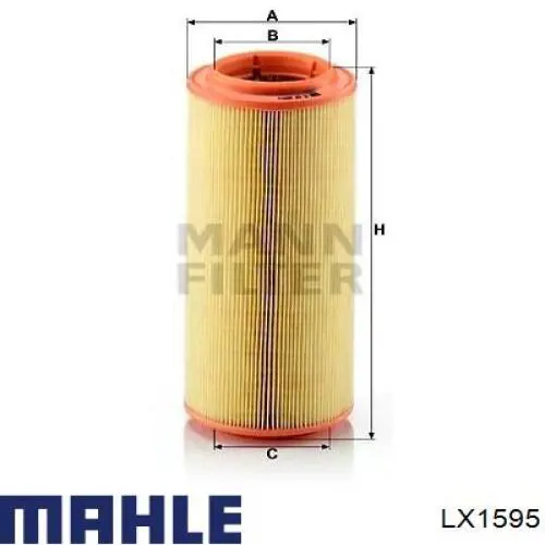 LX1595 Mahle Original Воздушный фильтр двигателя