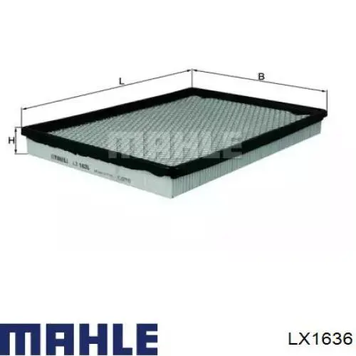 LX1636 Mahle Original Воздушный фильтр двигателя