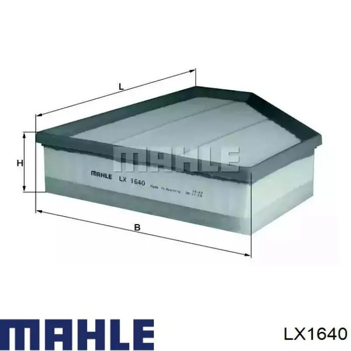 LX1640 Mahle Original воздушный фильтр