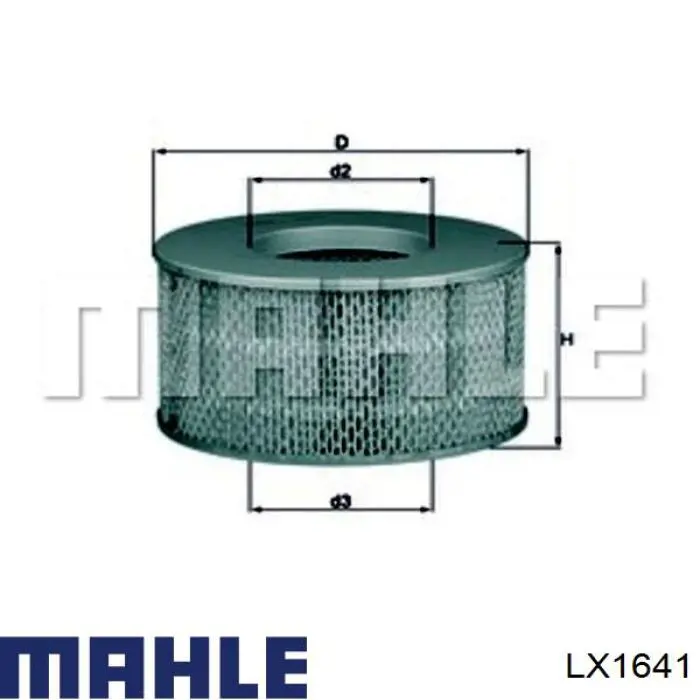 Воздушный фильтр LX1641 Mahle Original