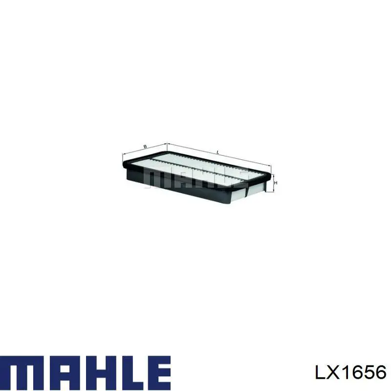 LX1656 Mahle Original Воздушный фильтр двигателя