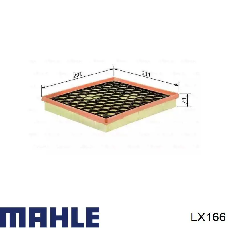 Элемент воздушного фильтра Mahle Original LX166 цена, от 3.24 USD