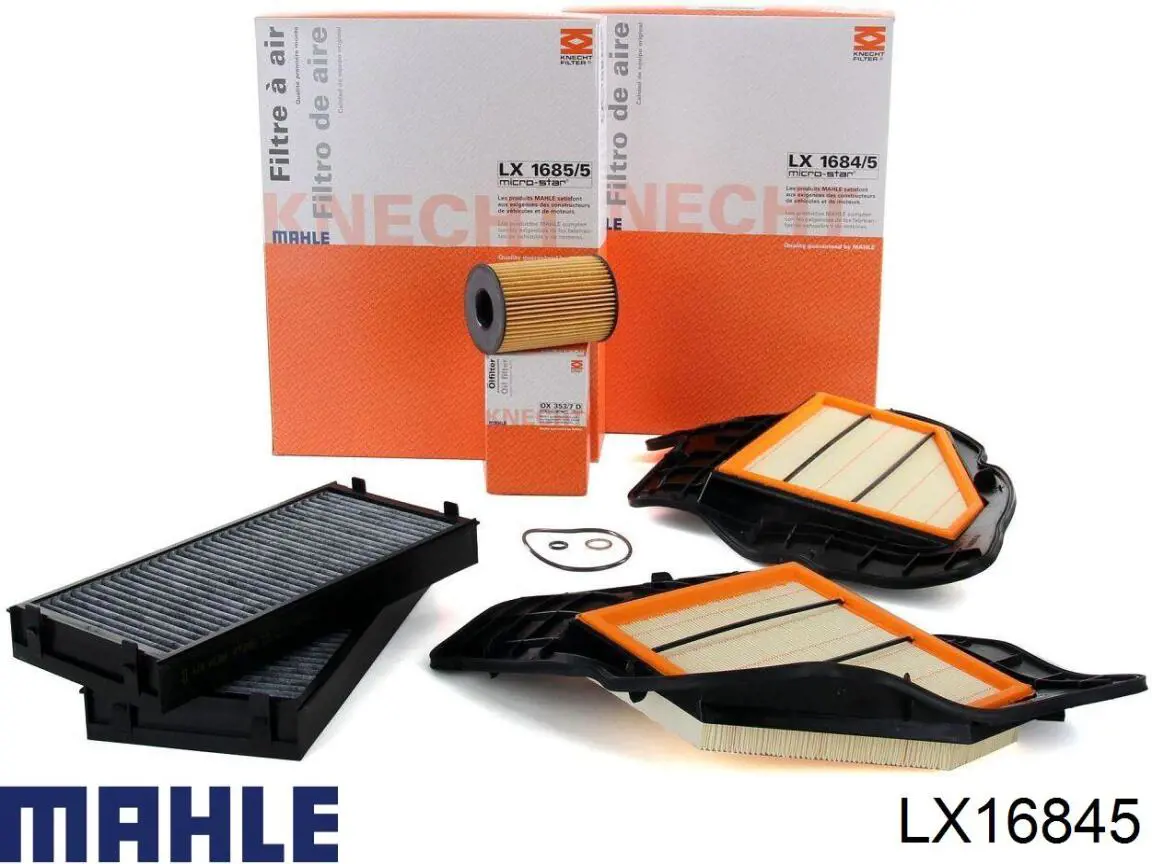 Купить LX16845 Mahle Original Автомобильный фильтр воздуха