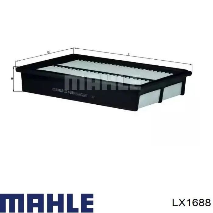 Воздушный фильтр LX1688 Mahle Original