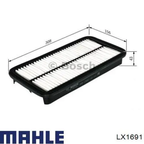 LX1691 Mahle Original воздушный фильтр