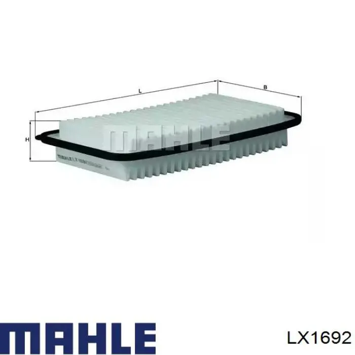 Воздушный фильтр LX1692 Mahle Original