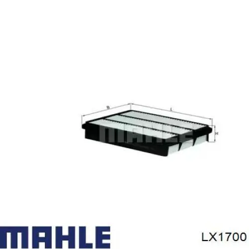 Автомобільний фільтр повітря LX1700 Mahle Original