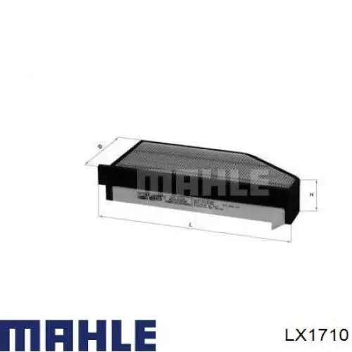 Воздушный фильтр LX1710 Mahle Original