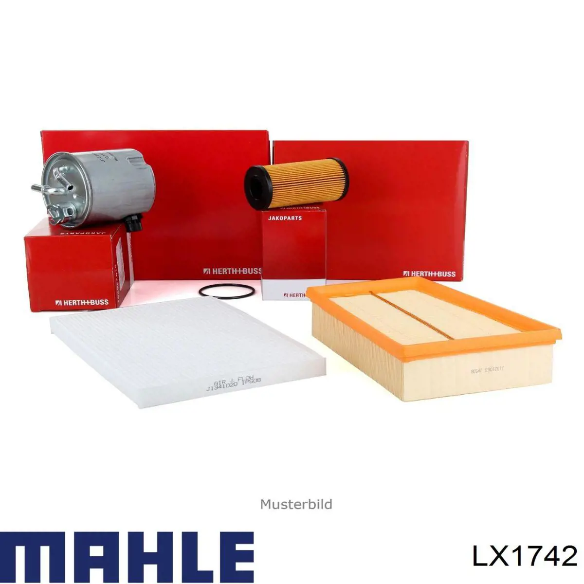 LX1742 Mahle Original Воздушный фильтр двигателя