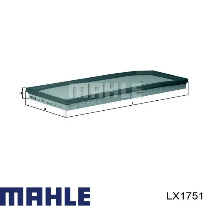 Воздушный фильтр LX1751 Mahle Original