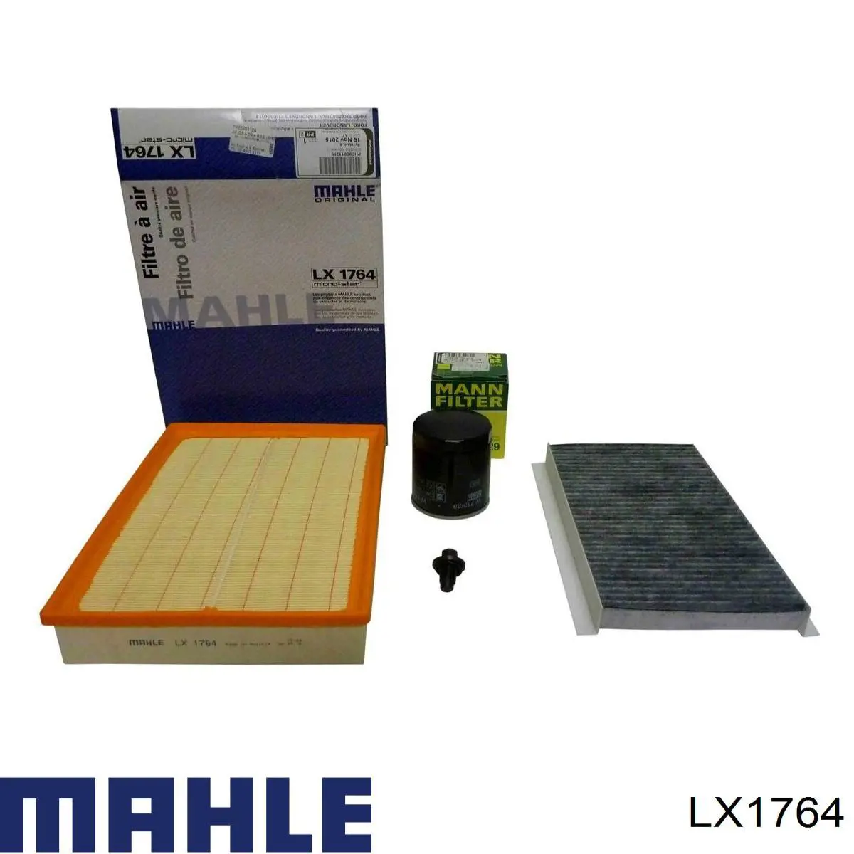 Купить LX1764 Mahle Original Автомобильный фильтр воздуха