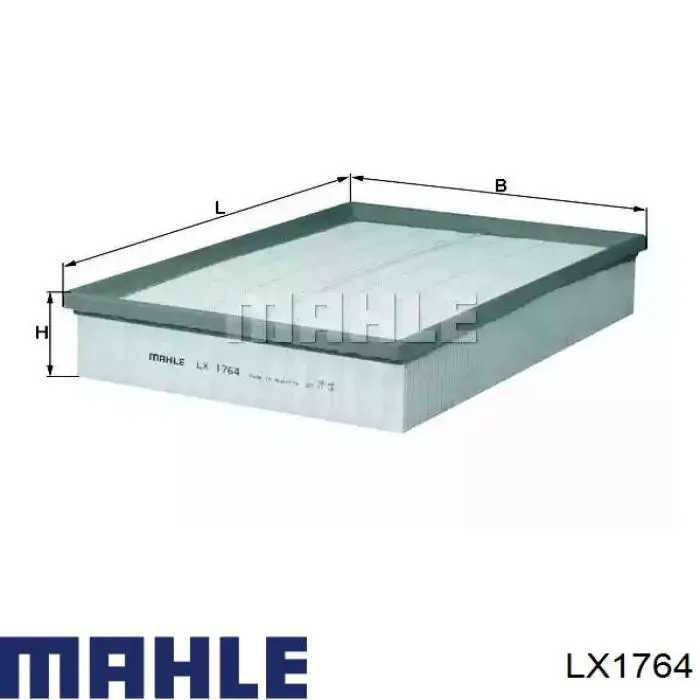 LX1764 Mahle Original воздушный фильтр