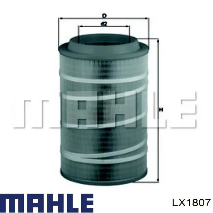 Купить LX1807 Mahle Original Автомобильный фильтр воздуха