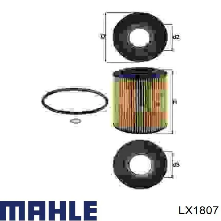 Воздушный фильтр LX1807 Mahle Original