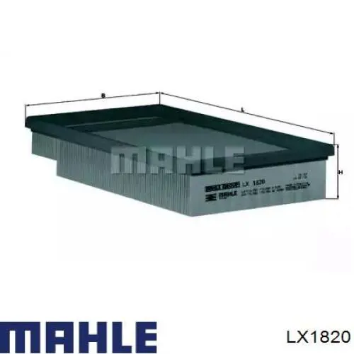 Воздушный фильтр LX1820 Mahle Original