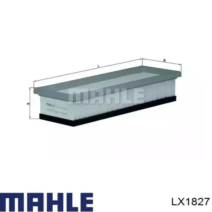 LX1827 Mahle Original воздушный фильтр