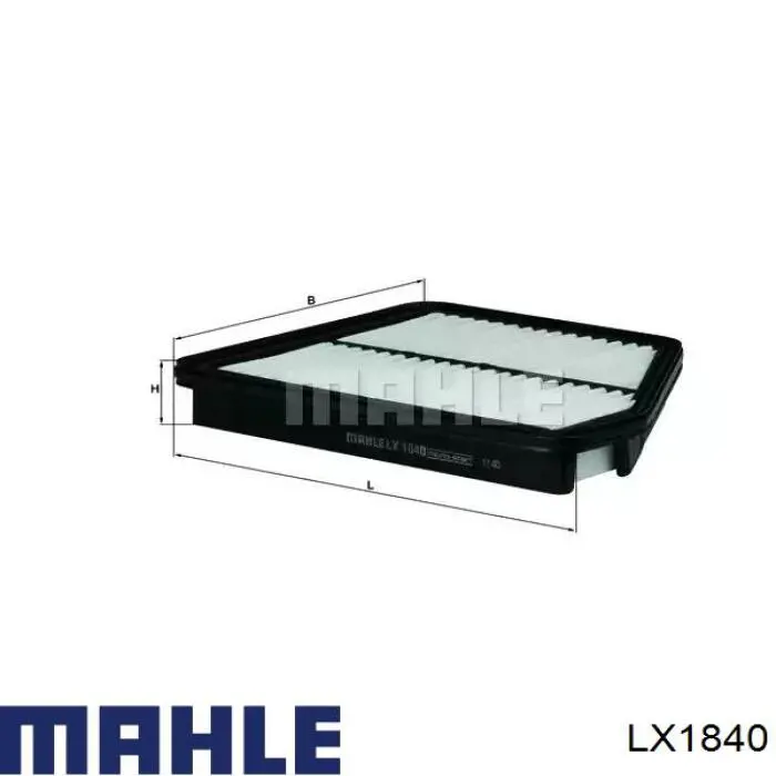 Воздушный фильтр LX1840 Mahle Original